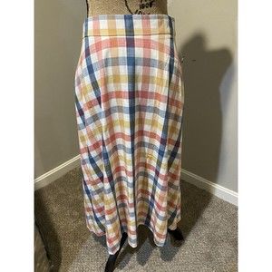 Loft Skirt, spring, plaid, NWT, size 6, 31282499, Lined